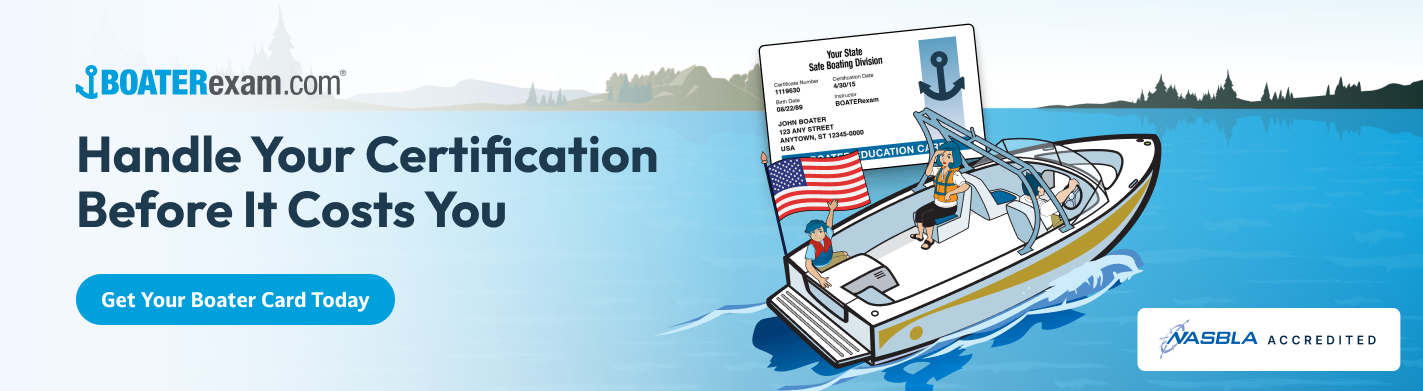 Horizontal graphic as CTA with text handle your certification before it costs you. 