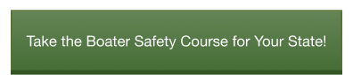 Green CTA button to take the boater safety course for your state, how to drive a boat in rough water concept. 