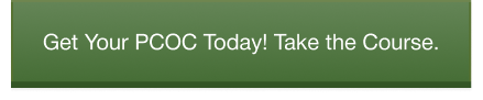 Green CTA button get your PCOC take the course, replace lost boating license concept.