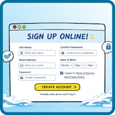 BEX Step – Sign Up